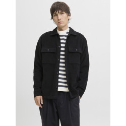 JACK & JONES Perfect Fløjl Overshirt - Sort