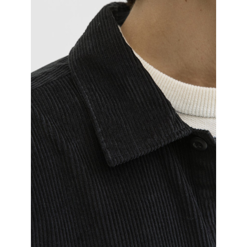 JACK & JONES Perfect Fløjl Overshirt - Sort