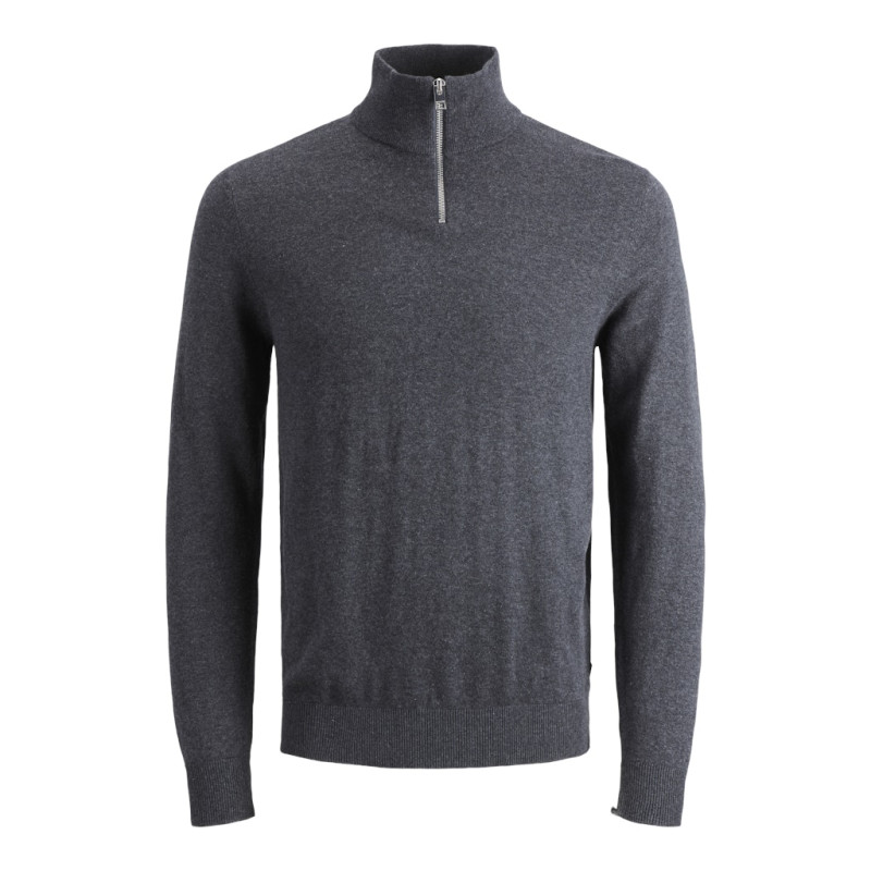 JACK & JONES JUNIOR Emil Strik Sweatshirt - Dark Grey Melange