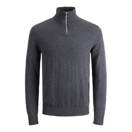 JACK & JONES JUNIOR Emil Strik Sweatshirt - Dark Grey Melange
