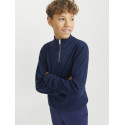 JACK & JONES JUNIOR Emil Striktrøje - Navy Blazer