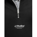 JACK & JONES PLUS Soho Sweatshirt Med Lynlås - Sort