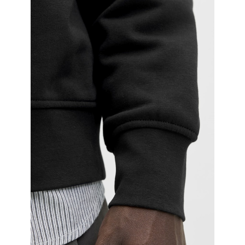 JACK & JONES PLUS Soho Sweatshirt Med Lynlås - Sort