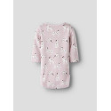 NAME IT BABY Kilas L/S Bodystocking - Bleached Mauve / Cloud Dancer