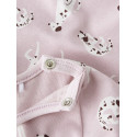 NAME IT BABY Kilas L/S Bodystocking - Bleached Mauve / Cloud Dancer
