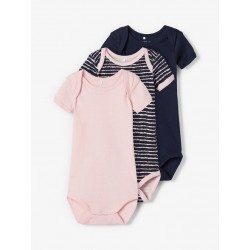 KØB TILBUD NAME IT BABY 3-PACK S/S BODYSTOCKING | Thebestbuy.dk