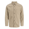 JACK & JONES James Flannel L/S Skjorte - Crockery / Solid