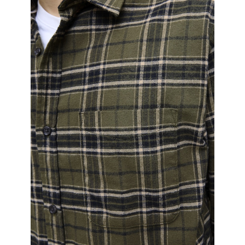 JACK & JONES James Flannel L/S Skjorte - Rosin