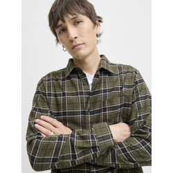 JACK & JONES James Flannel L/S Skjorte - Rosin