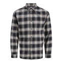 JACK & JONES James Flannel L/S Skjorte - Stormy Weather