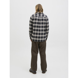 JACK & JONES James Flannel L/S Skjorte - Stormy Weather