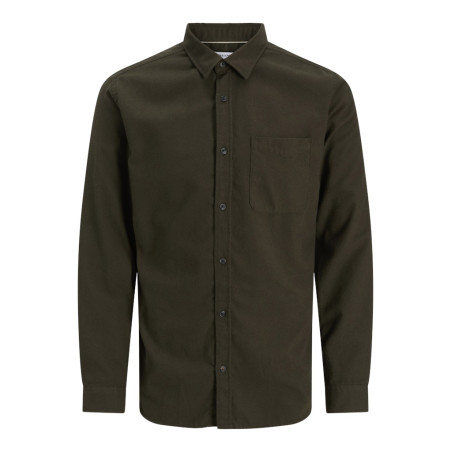 JACK & JONES James Flannel L/S Skjorte - Rosin / Solid