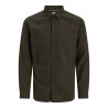 JACK & JONES James Flannel L/S Skjorte - Rosin / Solid