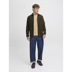 JACK & JONES James Flannel L/S Skjorte - Rosin / Solid