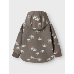 NAME IT MINI Alfa08 Softshell Jakke - Morel / Rhino