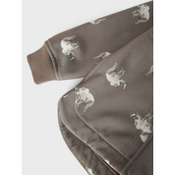 NAME IT MINI Alfa08 Softshell Jakke - Morel / Rhino