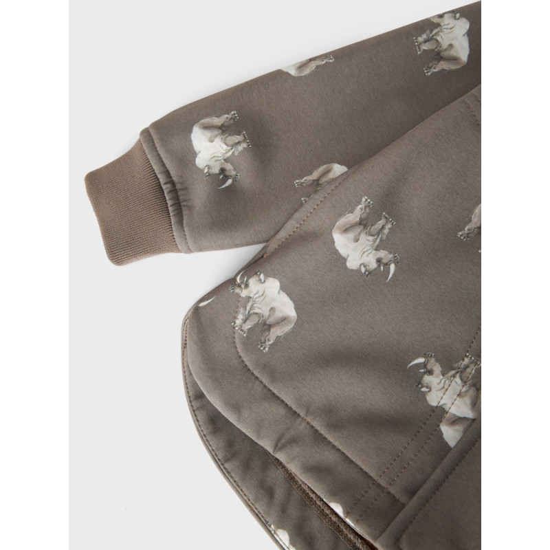 NAME IT MINI Alfa08 Softshell Jakke - Morel / Rhino