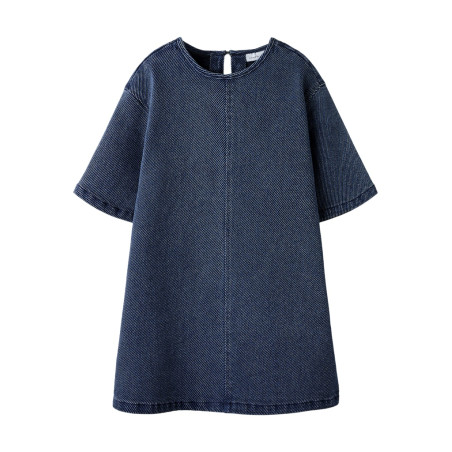NAME IT KIDS Sof Denim Kjole 4041 - Dark Blue Denim