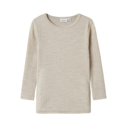 NAME IT MINI Wax Uld Bluse - Nacreous Cloud