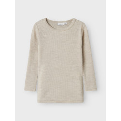 NAME IT MINI Wax Uld Bluse - Nacreous Cloud