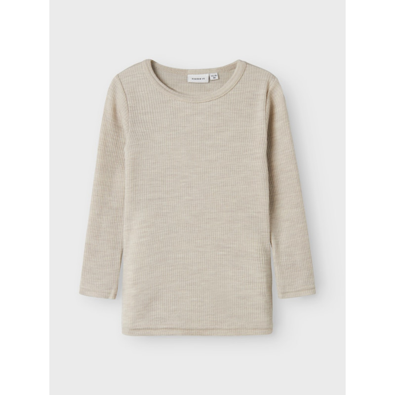 NAME IT MINI Wax Uld Bluse - Nacreous Cloud