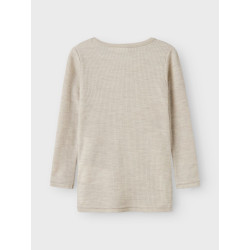 NAME IT MINI Wax Uld Bluse - Nacreous Cloud