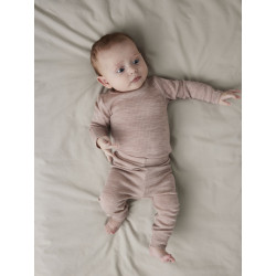 NAME IT BABY Wax Uld Leggings - Shadow Gray