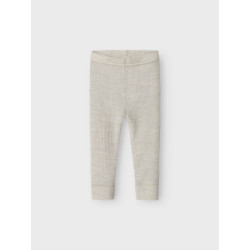 NAME IT BABY Wax Uld Leggings - Nacreous Cloud