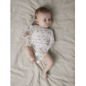 NAME IT BABY Wang Uld L/S Bodystocking - Snow White / Small Flowers