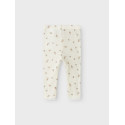 NAME IT BABY Wang Uld Skiunderbukser - Snow White / Small Flowers