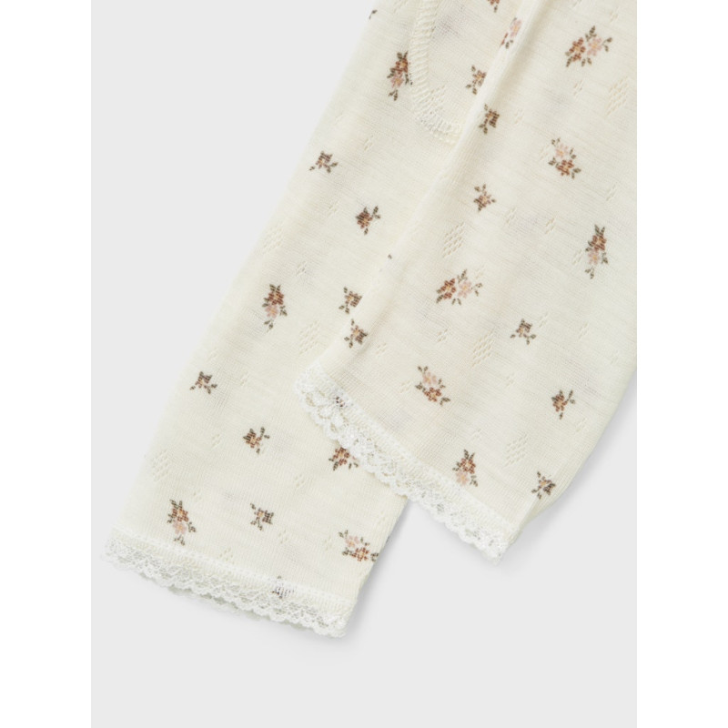 NAME IT MINI Wang Uld Leggings - Snow White