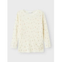 NAME IT MINI Wang Uld Bluse - Snow White / Small Flowers