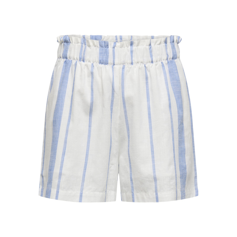 JDY Dorthea Shorts - Cloud Dancer / Della Rubbia Blue