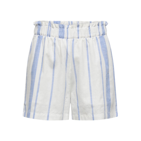 JDY Dorthea Shorts - Cloud Dancer / Della Rubbia Blue