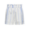 JDY Dorthea Shorts - Cloud Dancer / Della Rubbia Blue