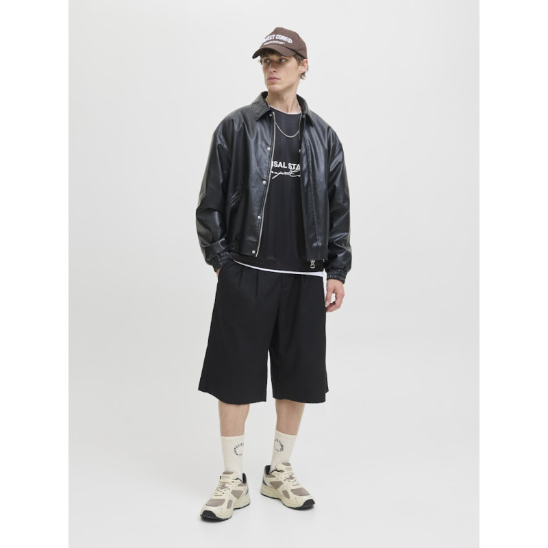 JACK & JONES Cover Retro Football T-shirt - Sort