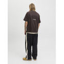 JACK & JONES Cover Retro Football T-shirt - Seal Brown