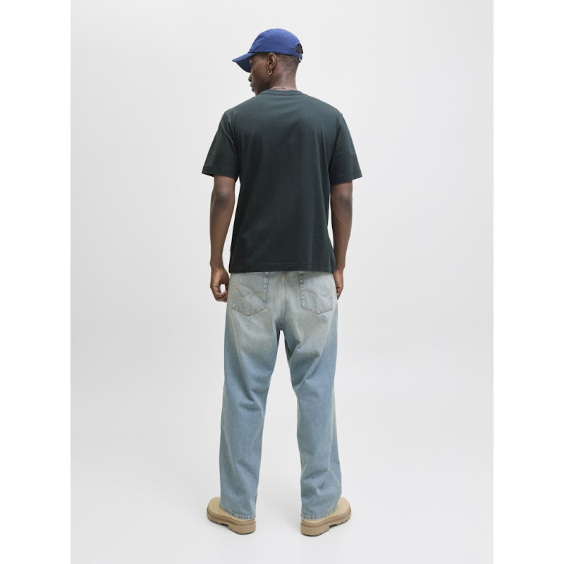 JACK & JONES Norrebro Broderet T-shirt - Forest River