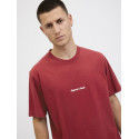 JACK & JONES Norrebro Broderet T-shirt - Tibetan Red