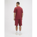 JACK & JONES Norrebro Broderet T-shirt - Tibetan Red