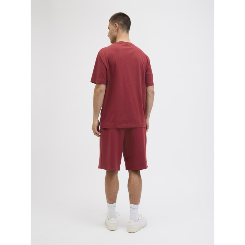 JACK & JONES Norrebro Broderet T-shirt - Tibetan Red