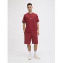 JACK & JONES Norrebro Broderet T-shirt - Tibetan Red