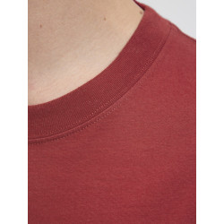 JACK & JONES Norrebro Broderet T-shirt - Tibetan Red