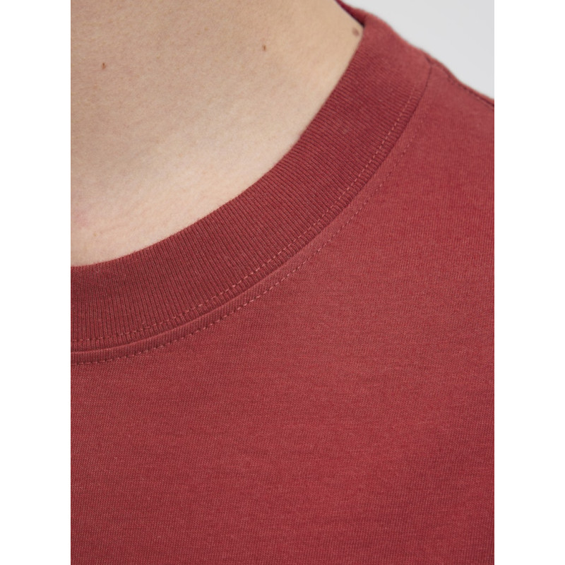 JACK & JONES Norrebro Broderet T-shirt - Tibetan Red
