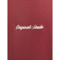 JACK & JONES Norrebro Broderet T-shirt - Tibetan Red