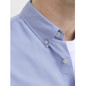 JACK & JONES Oxford Detail L/S Skjorte - Cashmere Blue