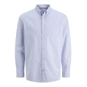 JACK & JONES Oxford Detail L/S Skjorte - Infinity / Stripes