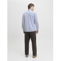 JACK & JONES Oxford Detail L/S Skjorte - Infinity / Stripes