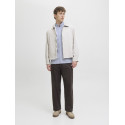 JACK & JONES Oxford Detail L/S Skjorte - Infinity / Stripes
