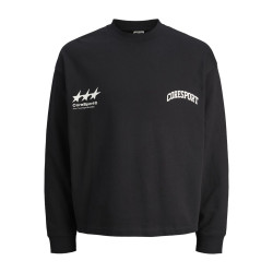 JACK & JONES JUNIOR Signal Sweatshirt - sort